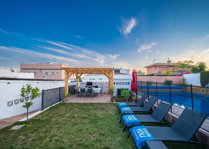 Typical House Chapas Playa With Heated Pool * ماربيا